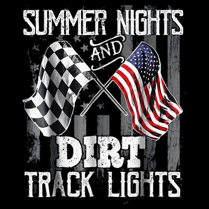 Summer Nights And Dirt Track Lights Sprint Car Racing Poster