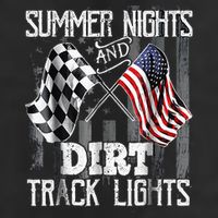 Summer Nights And Dirt Track Lights Sprint Car Racing 25L Jumbo Tote