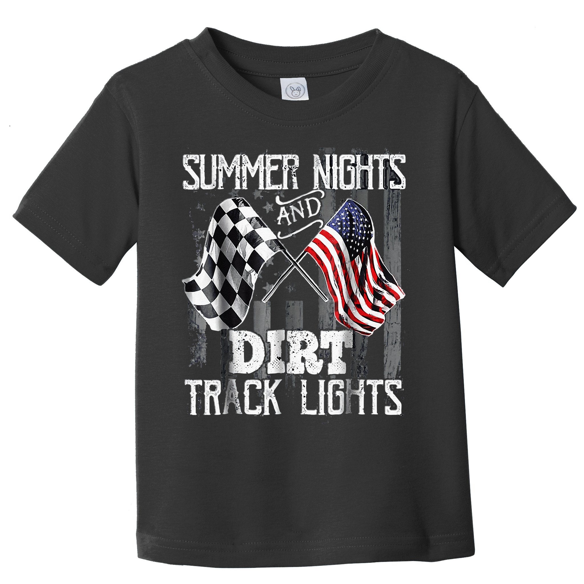 Summer Nights And Dirt Track Lights Sprint Car Racing Toddler T-Shirt