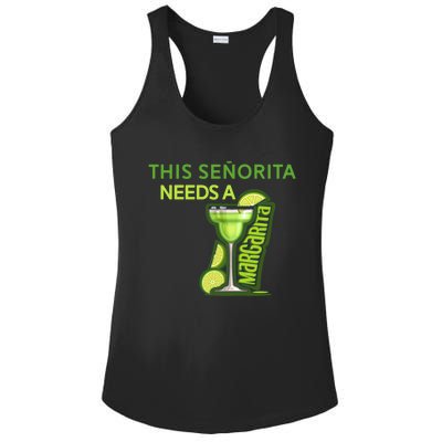 Señorita Needs A Margarita Cinco De Mayo Drinking Fiesta Ladies PosiCharge Competitor Racerback Tank