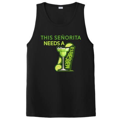 Señorita Needs A Margarita Cinco De Mayo Drinking Fiesta PosiCharge Competitor Tank