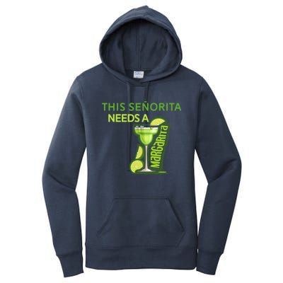 Señorita Needs A Margarita Cinco De Mayo Drinking Fiesta Women's Pullover Hoodie