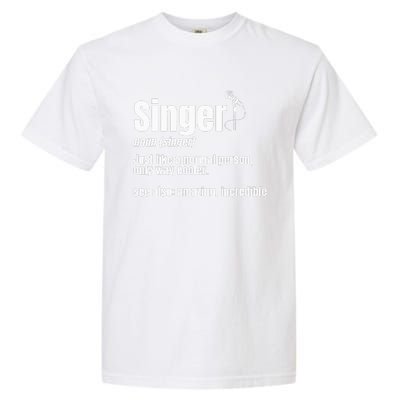 Singer Noun Artist Musician Vocalist Soloist Music Performer Garment-Dyed Heavyweight T-Shirt