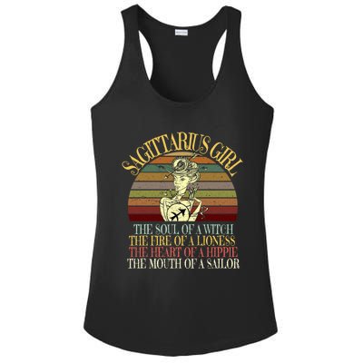 Sagittarius November And December Birthday Cool Gift Ladies PosiCharge Competitor Racerback Tank