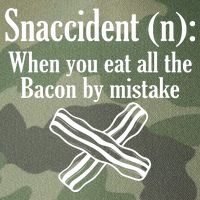 Snaccident Definition Bacon Legacy Tie Dye Trucker Hat