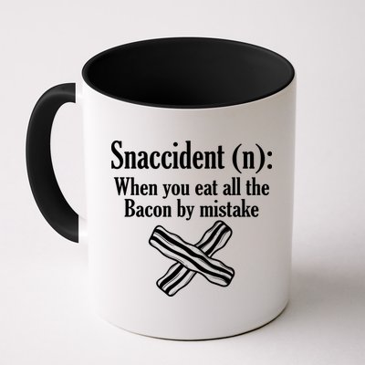 Snaccident Definition Bacon Mug