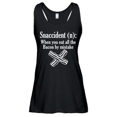 Snaccident Definition Bacon Ladies Essential Flowy Tank