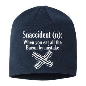 Snaccident Definition Bacon Sustainable Beanie