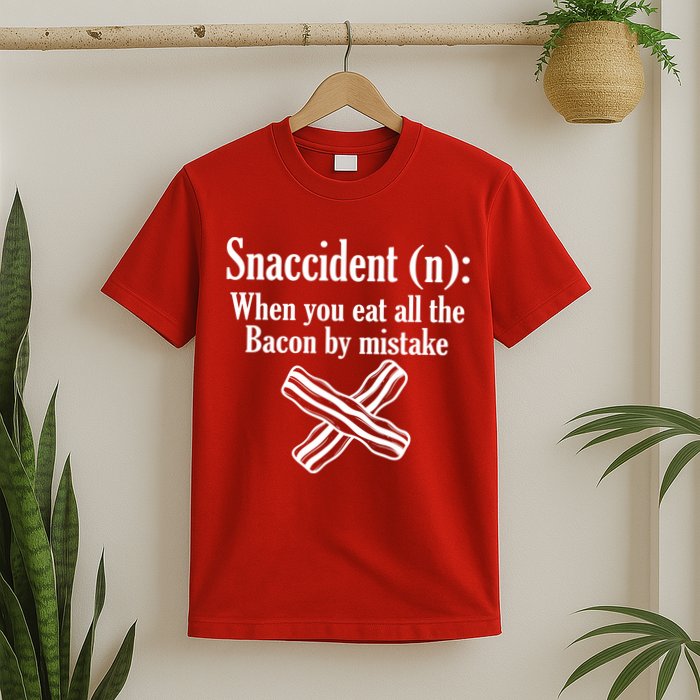Snaccident Definition Bacon T-Shirt