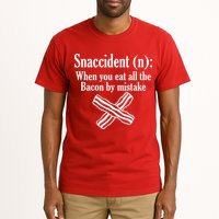 Snaccident Definition Bacon Tall T-Shirt