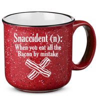 Snaccident Definition Bacon 15oz Campfire Ceramic Mug