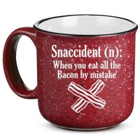 Snaccident Definition Bacon 15oz Campfire Ceramic Mug