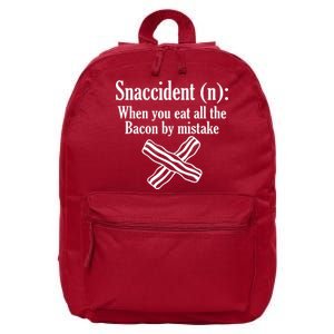 Snaccident Definition Bacon 16 in Basic Backpack