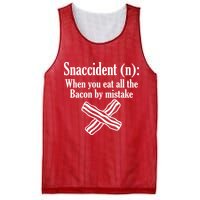 Snaccident Definition Bacon Mesh Reversible Basketball Jersey Tank