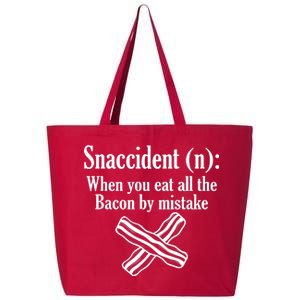 Snaccident Definition Bacon 25L Jumbo Tote