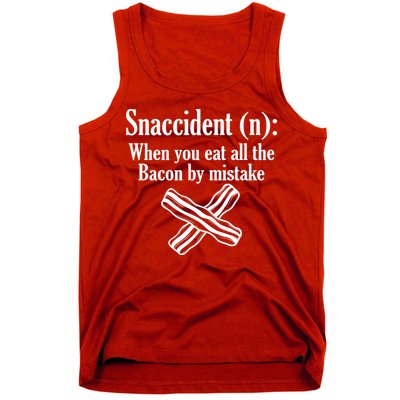 Snaccident Definition Bacon Tank Top