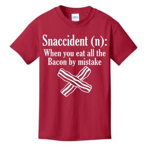 Snaccident Definition Bacon Kids T-Shirt