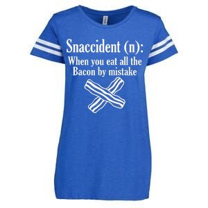 Snaccident Definition Bacon Enza Ladies Jersey Football T-Shirt