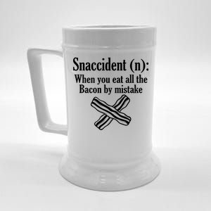 Snaccident Definition Bacon Beer Stein