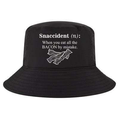 Snaccident Definition When You Eat All The Bacon Cool Comfort Performance Bucket Hat