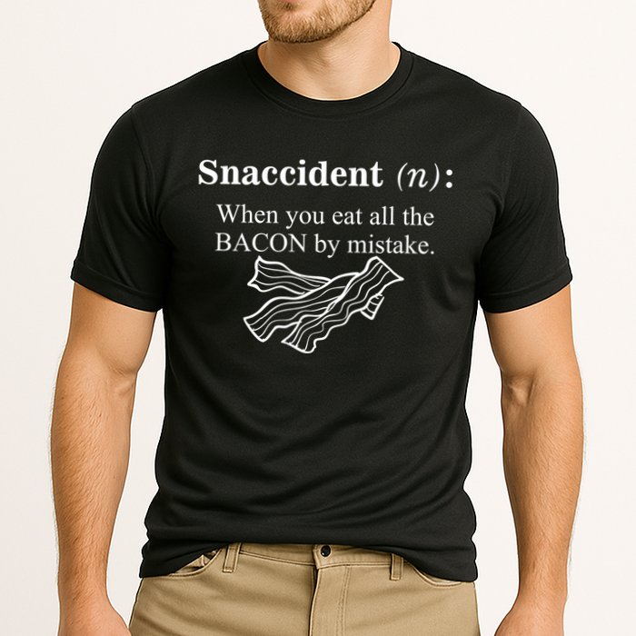 Snaccident Definition When You Eat All The Bacon Performance Shirt