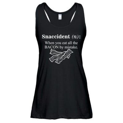 Snaccident Definition When You Eat All The Bacon Ladies Essential Flowy Tank