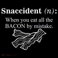 Snaccident Definition When You Eat All The Bacon Youth Performance Sprint T-Shirt