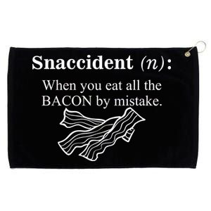 Snaccident Definition When You Eat All The Bacon Grommeted Golf Towel