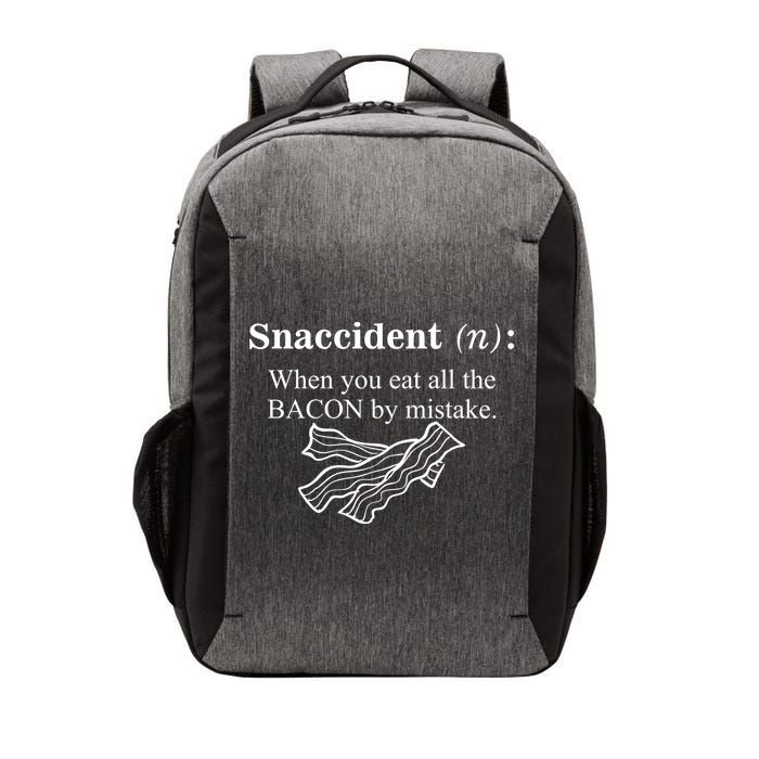 Snaccident Definition When You Eat All The Bacon Vector Backpack