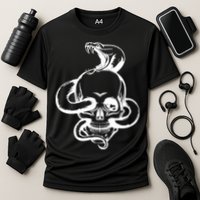 Snake Skull  Cooling Performance Crew T-Shirt
