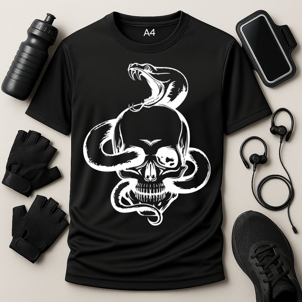 Snake Skull  Cooling Performance Crew T-Shirt