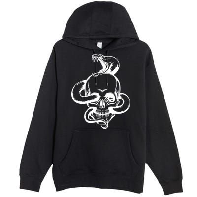 Snake Skull  Premium Pullover Hoodie