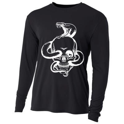 Snake Skull  Cooling Performance Long Sleeve Crew