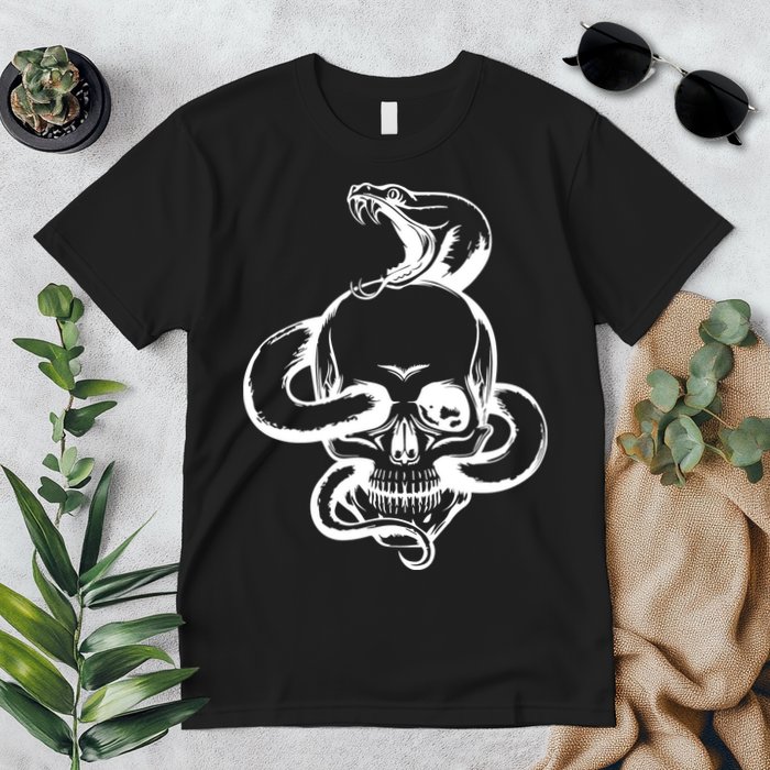 Snake Skull  Premium T-Shirt