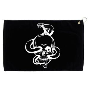 Snake Skull  Grommeted Golf Towel