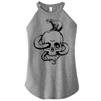 Snake Skull  Women’s Perfect Tri Rocker Tank