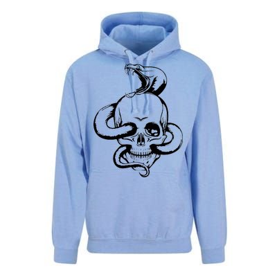 Snake Skull  Unisex Surf Hoodie