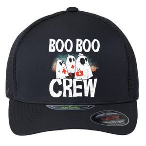 Spooky Nursing Boo Boo Crew Nurse Halloween Nurse Meaningful Gift Flexfit Unipanel Trucker Cap