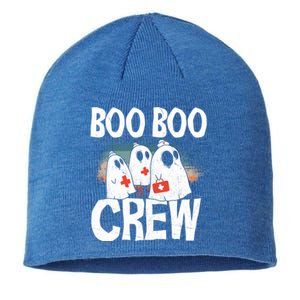 Spooky Nursing Boo Boo Crew Nurse Halloween Nurse Meaningful Gift Sustainable Beanie