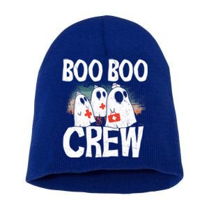 Spooky Nursing Boo Boo Crew Nurse Halloween Nurse Meaningful Gift Short Acrylic Beanie