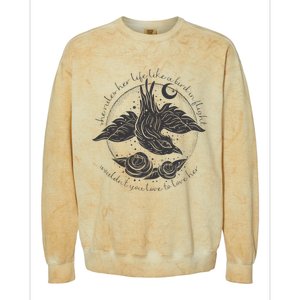 S.T.E.V.I.E N.I.C.K.S Bird In Flight Rhiannon Inspired Colorblast Crewneck Sweatshirt