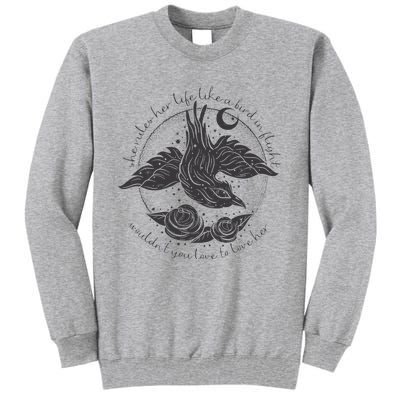 S.T.E.V.I.E N.I.C.K.S Bird In Flight Rhiannon Inspired Tall Sweatshirt