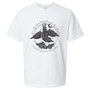 S.T.E.V.I.E N.I.C.K.S Bird In Flight Rhiannon Inspired Sueded Cloud Jersey T-Shirt