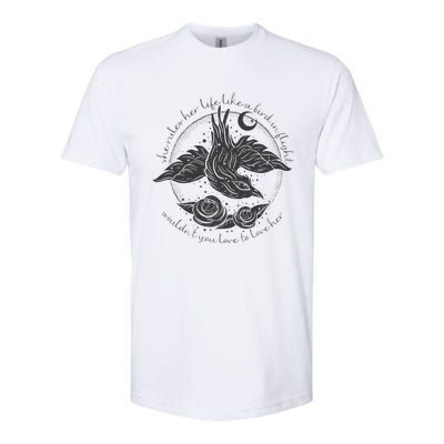 S.T.E.V.I.E N.I.C.K.S Bird In Flight Rhiannon Inspired Softstyle CVC T-Shirt