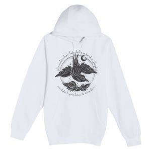 S.T.E.V.I.E N.I.C.K.S Bird In Flight Rhiannon Inspired Premium Pullover Hoodie