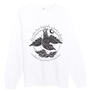 S.T.E.V.I.E N.I.C.K.S Bird In Flight Rhiannon Inspired Premium Crewneck Sweatshirt