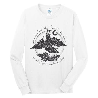 S.T.E.V.I.E N.I.C.K.S Bird In Flight Rhiannon Inspired Tall Long Sleeve T-Shirt