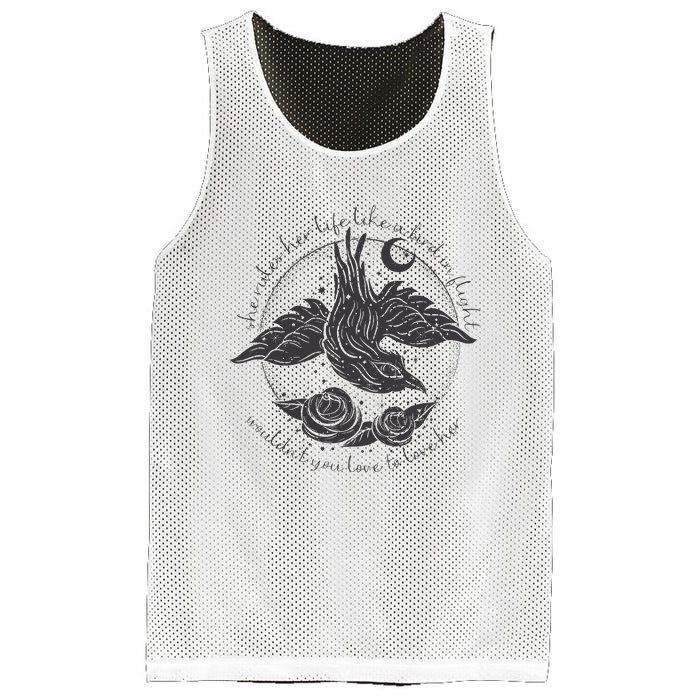 S.T.E.V.I.E N.I.C.K.S Bird In Flight Rhiannon Inspired Mesh Reversible Basketball Jersey Tank