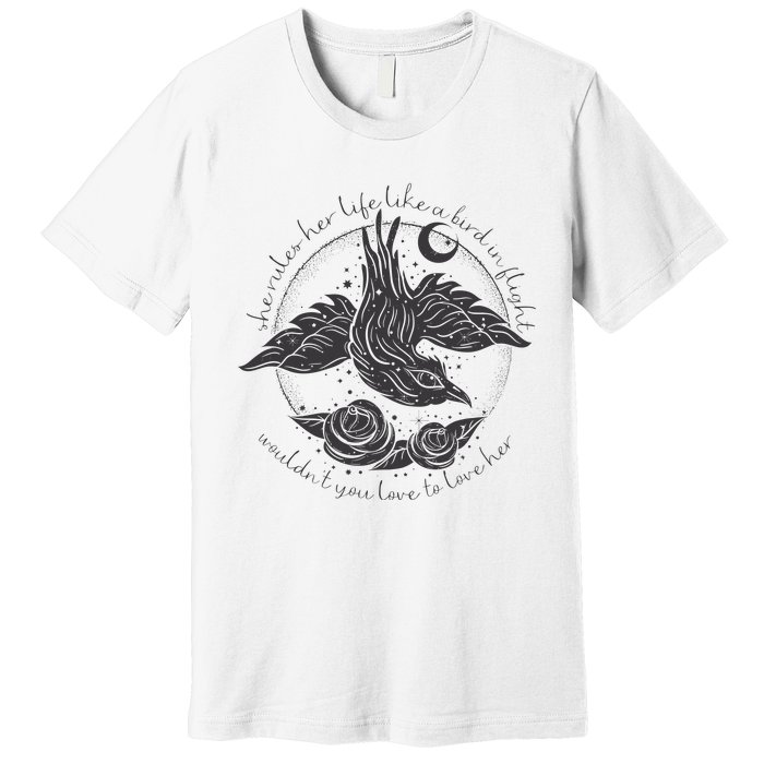 S.T.E.V.I.E N.I.C.K.S Bird In Flight Rhiannon Inspired Premium T-Shirt