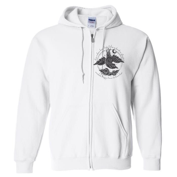 S.T.E.V.I.E N.I.C.K.S Bird In Flight Rhiannon Inspired Full Zip Hoodie